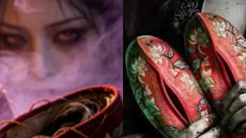 诡异绣花鞋索命